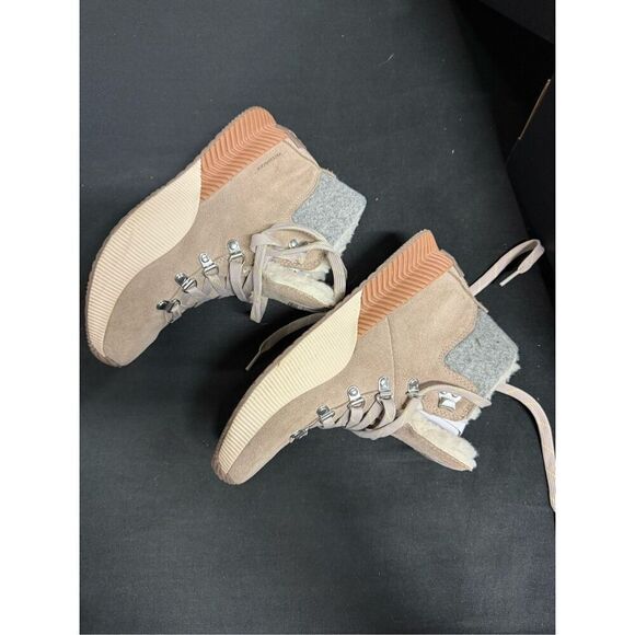 Sorel Out N About III Conquest Waterproof Boots Omega Taupe Gum 2 7 - Picture 4 of 6